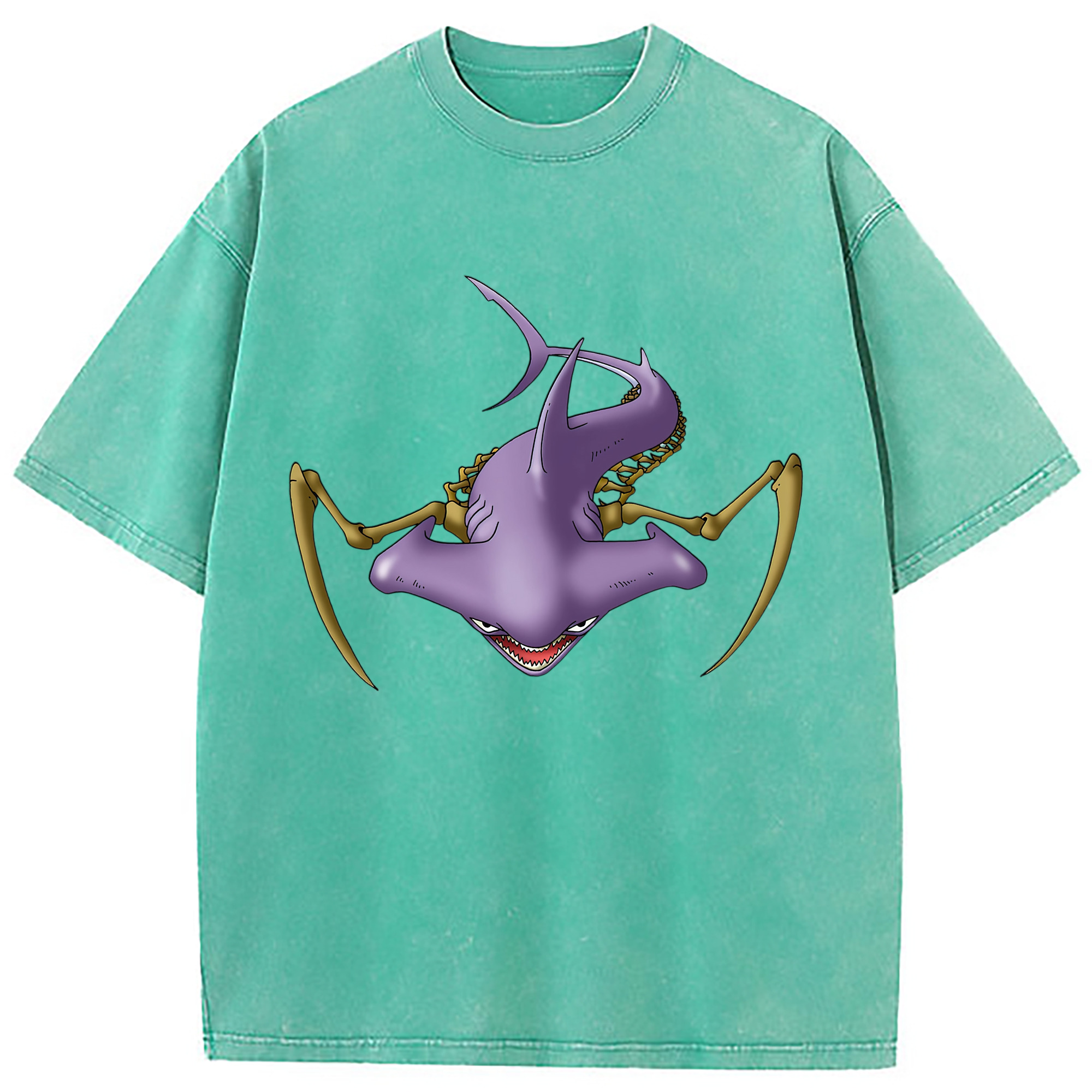（画像用） ドラゴンクエスト Doragon Kuesuto Dragon Quest 綿100% ヴィンテージ風 半袖Tシャツ（フロントプリント）